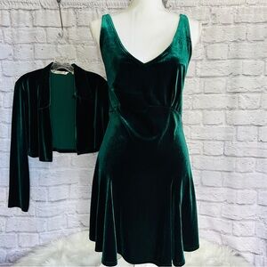 Vintage Victoria‎ Secret Velvet Dress and Jacket Eras/Western style- No Flaws